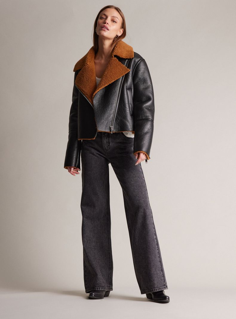 Chaqueta Biker Chiporro Y Pu-4