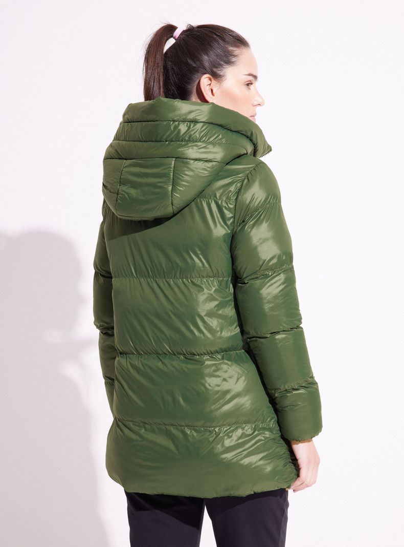 Parka Larga con Gorro Spalding | Paris.cl