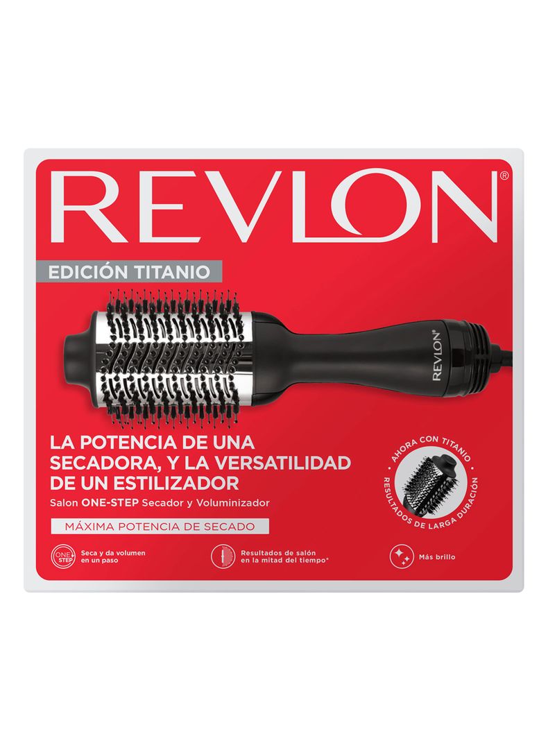 Cepillo Alisador OneStep Secador y Voluminizador Titanio-1