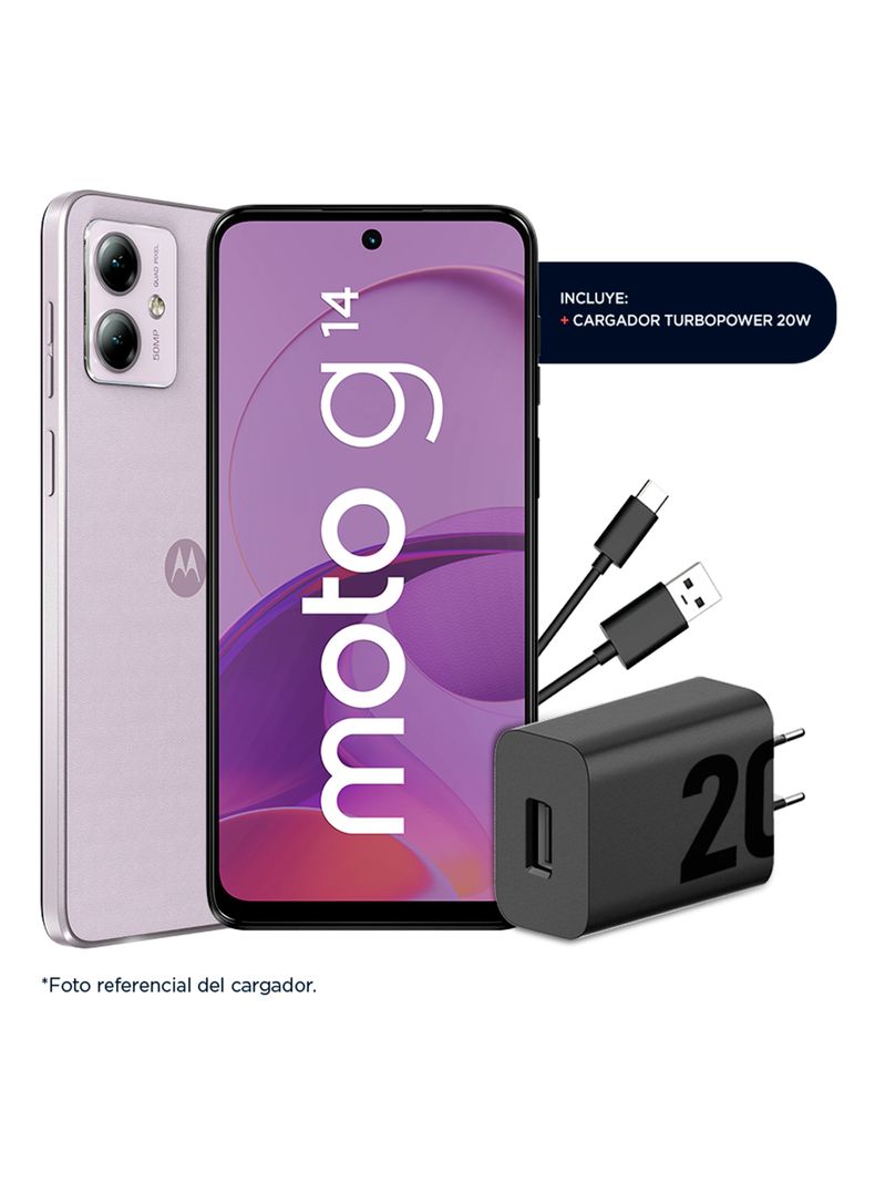 Smartphone Moto G14 128GB 6.5" Lila Liberado-1