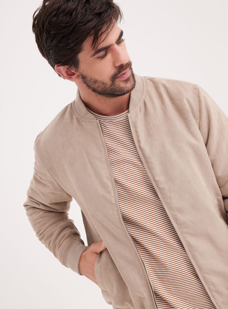 Chaqueta Bomber Gamuza-3