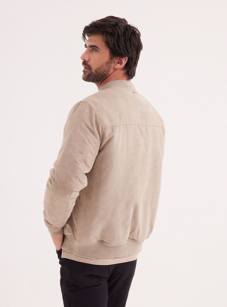 Chaqueta Bomber Gamuza-1