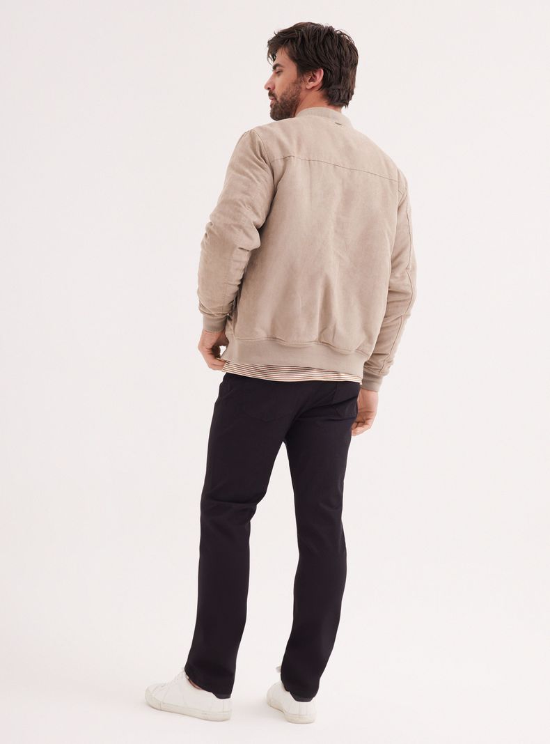 Chaqueta Bomber Gamuza-5