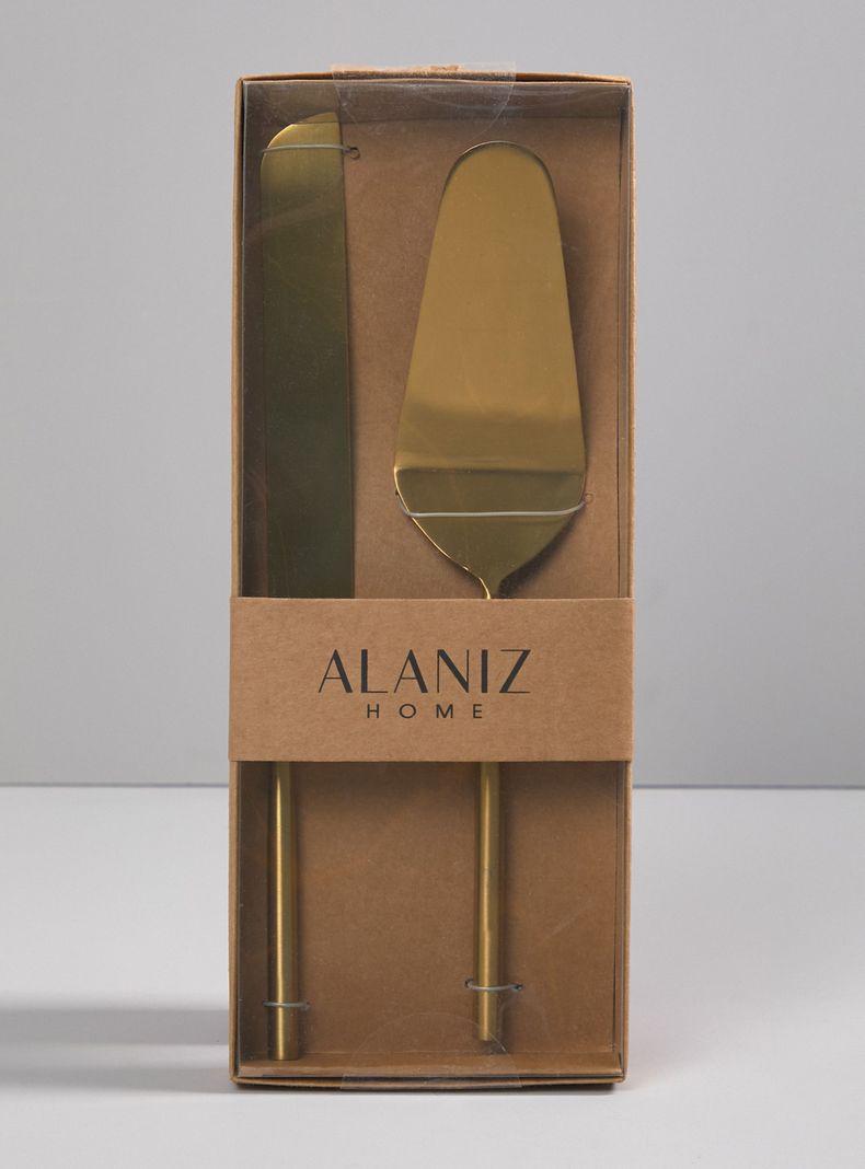 Set 2 Piezas para Servir Torta Basic Glam-2