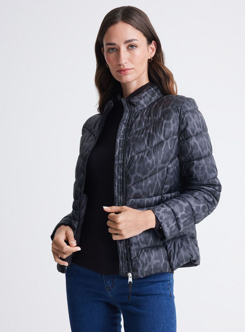 Parka Estampada Animal Print-0