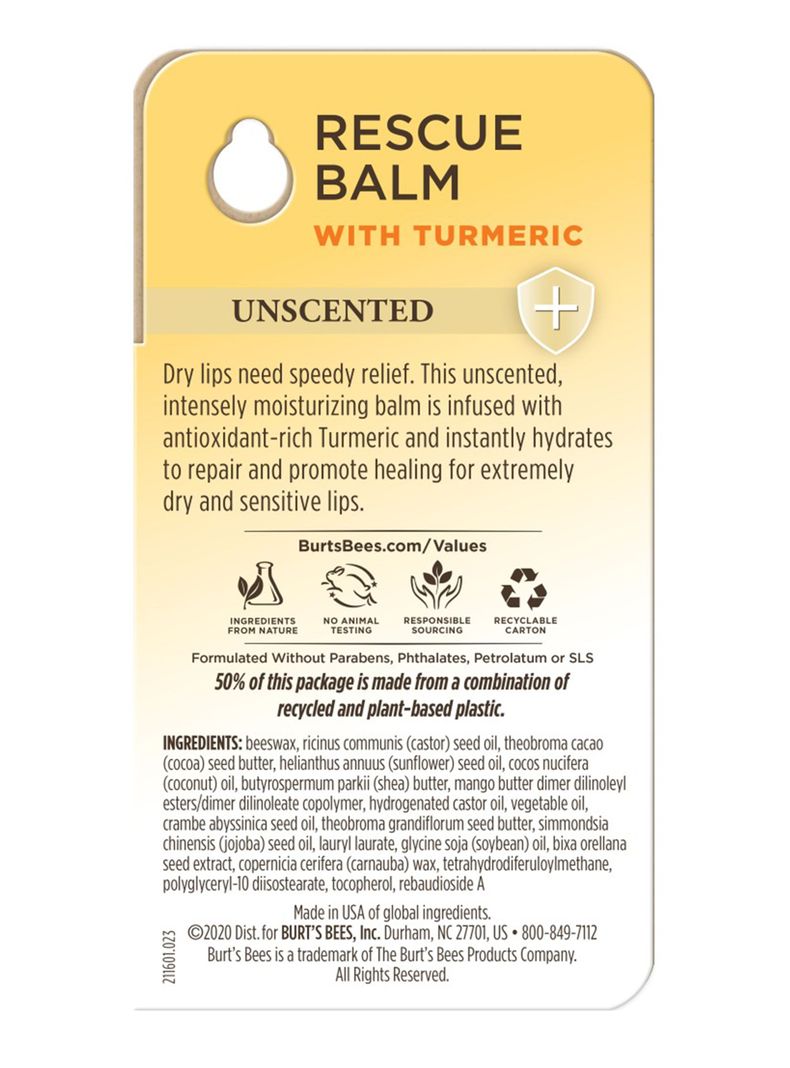 Bálsamo Burt's Bees Rescate de Labios 4.25 g-4
