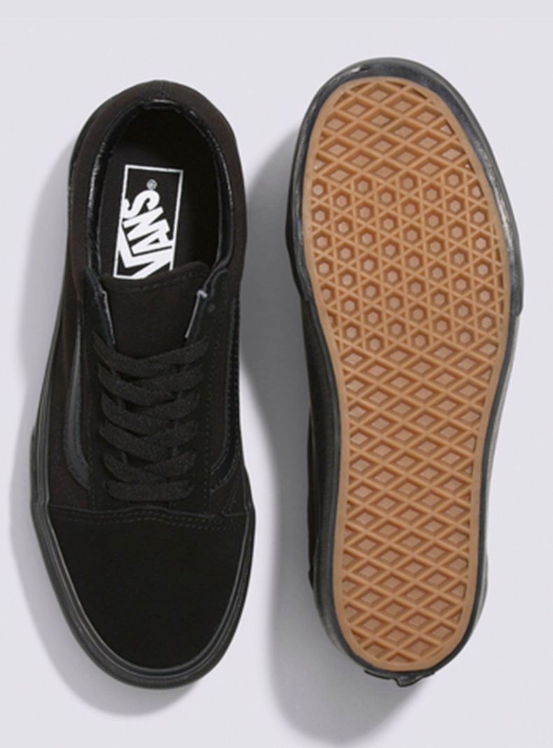 Zapatilla Urbana Black Old-Skool Plataforma Mujer-2