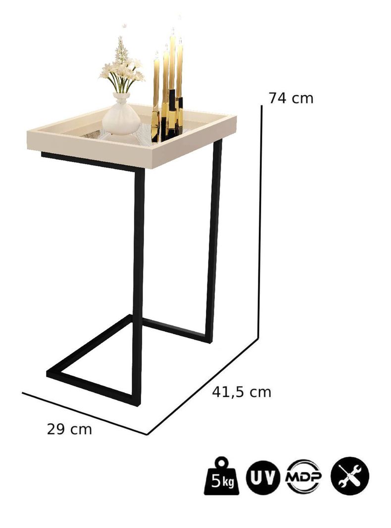 Mesa Auxiliar Luxor 41.5 cm-1