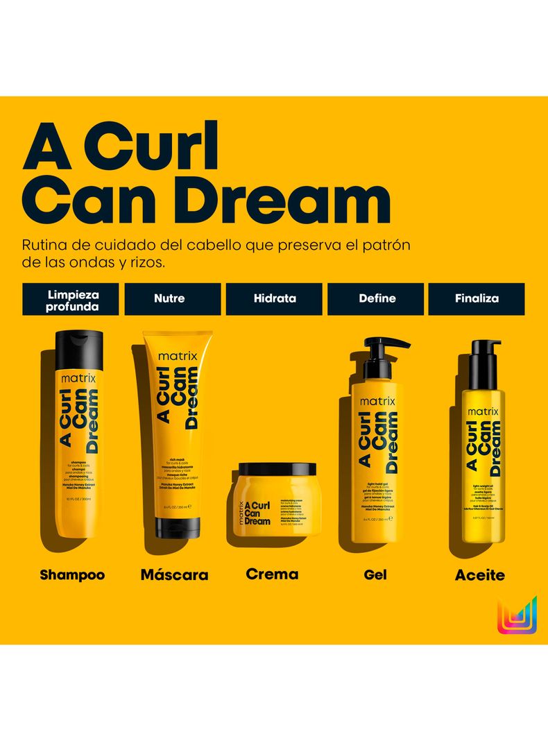 Shampoo Limpieza Profunda Cabello Rizado A Curl Can Dream 300ml-5