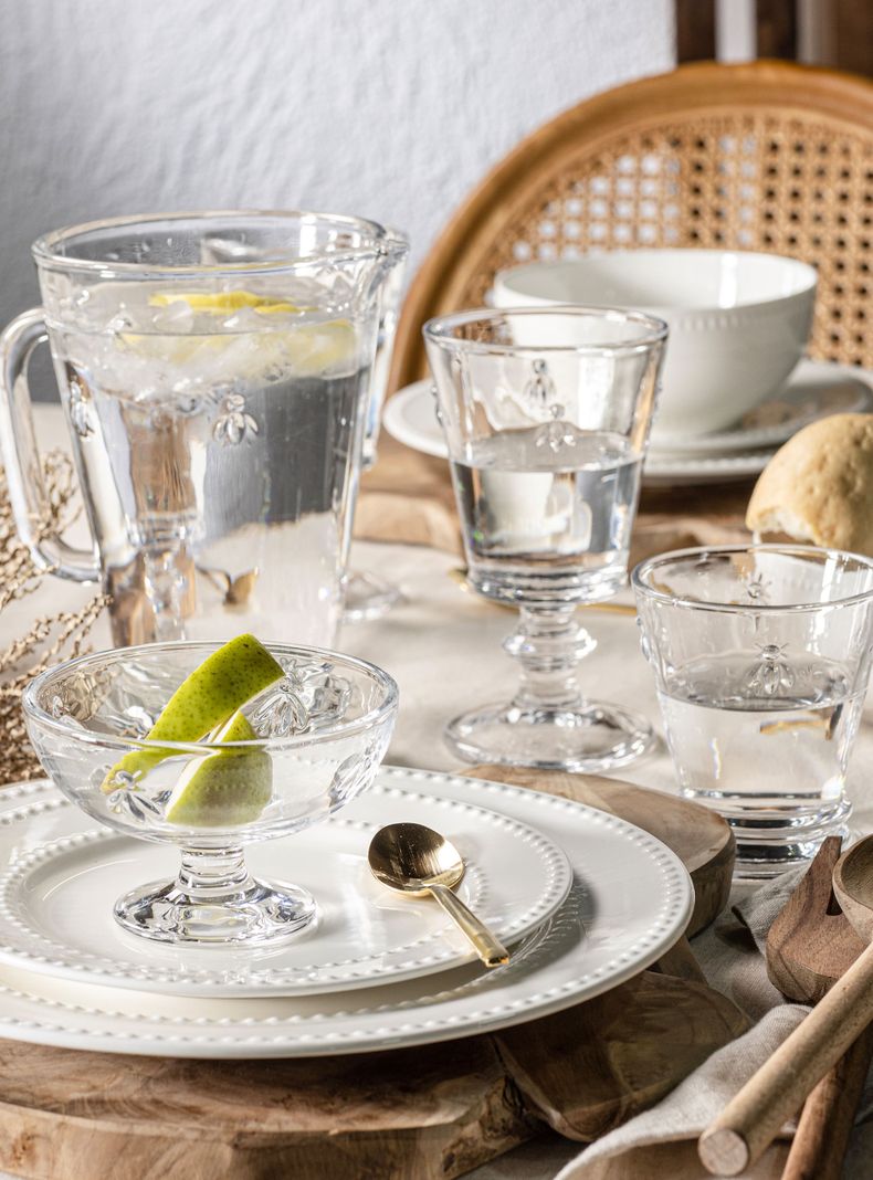 Set 4 Vasos Cortos Vidrio Bee-4