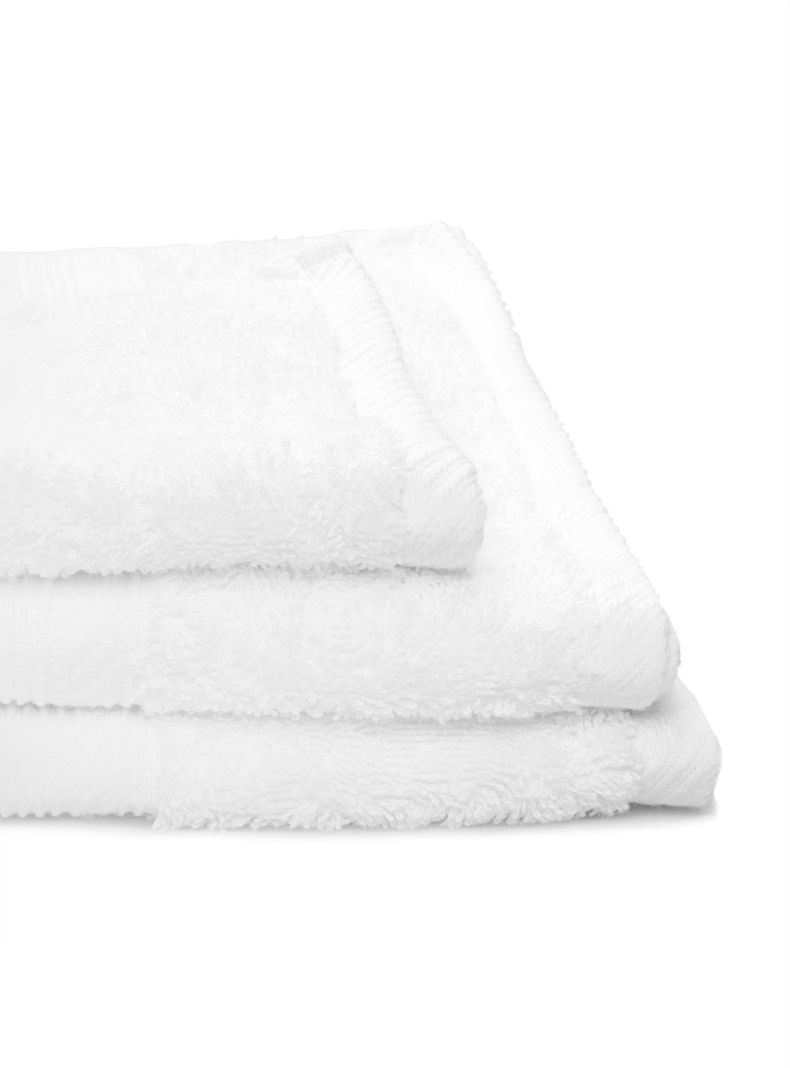 Set Lourdes 2 Toallas de Baño + Mano 500 grs Blanco-1