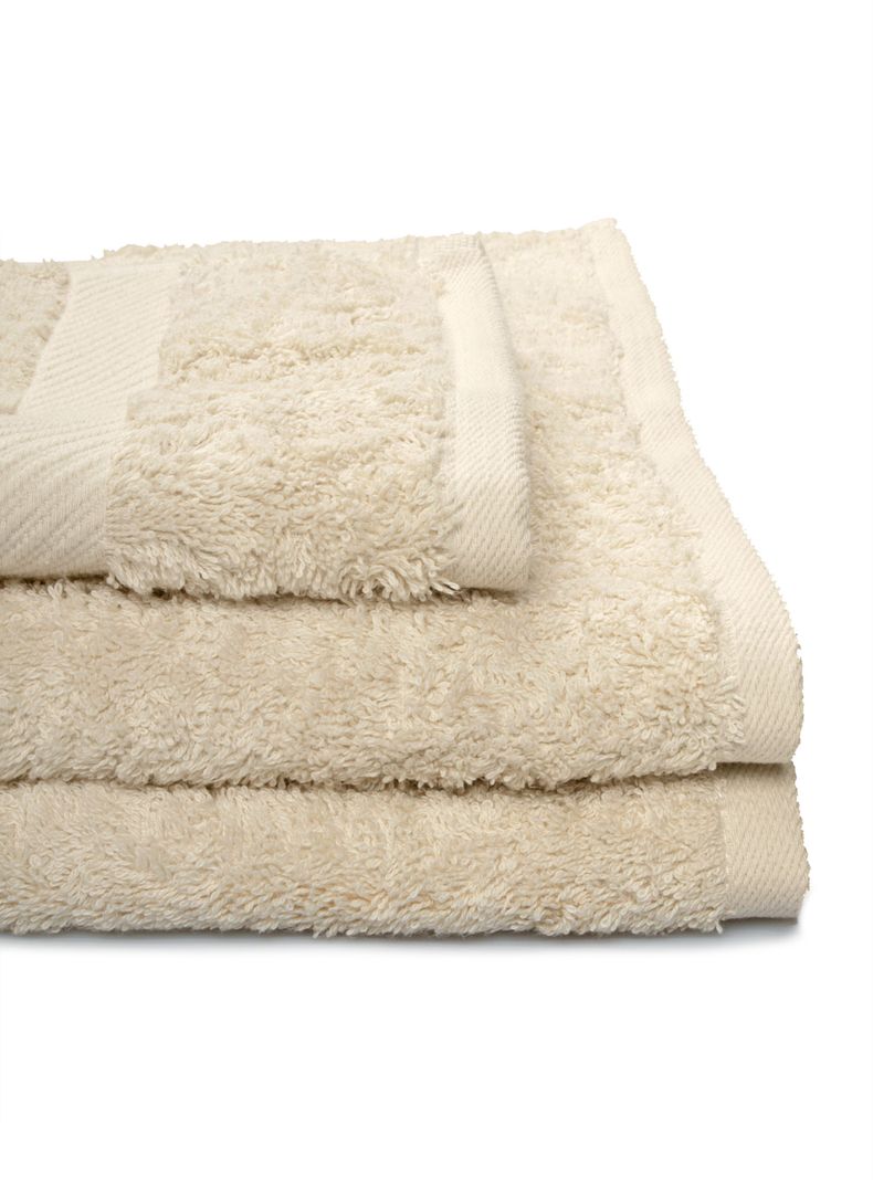 Ser Lourdes 2 Toallas de Baño + Mano 700 grs Beige-1