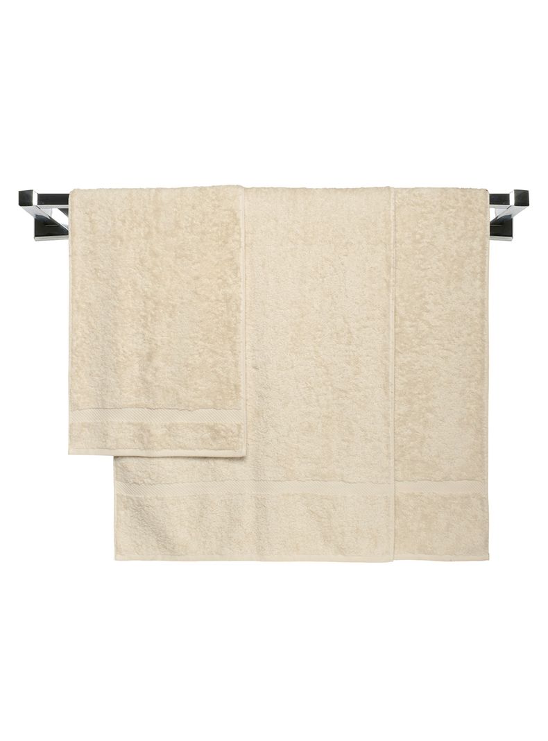 Ser Lourdes 2 Toallas de Baño + Mano 700 grs Beige-0