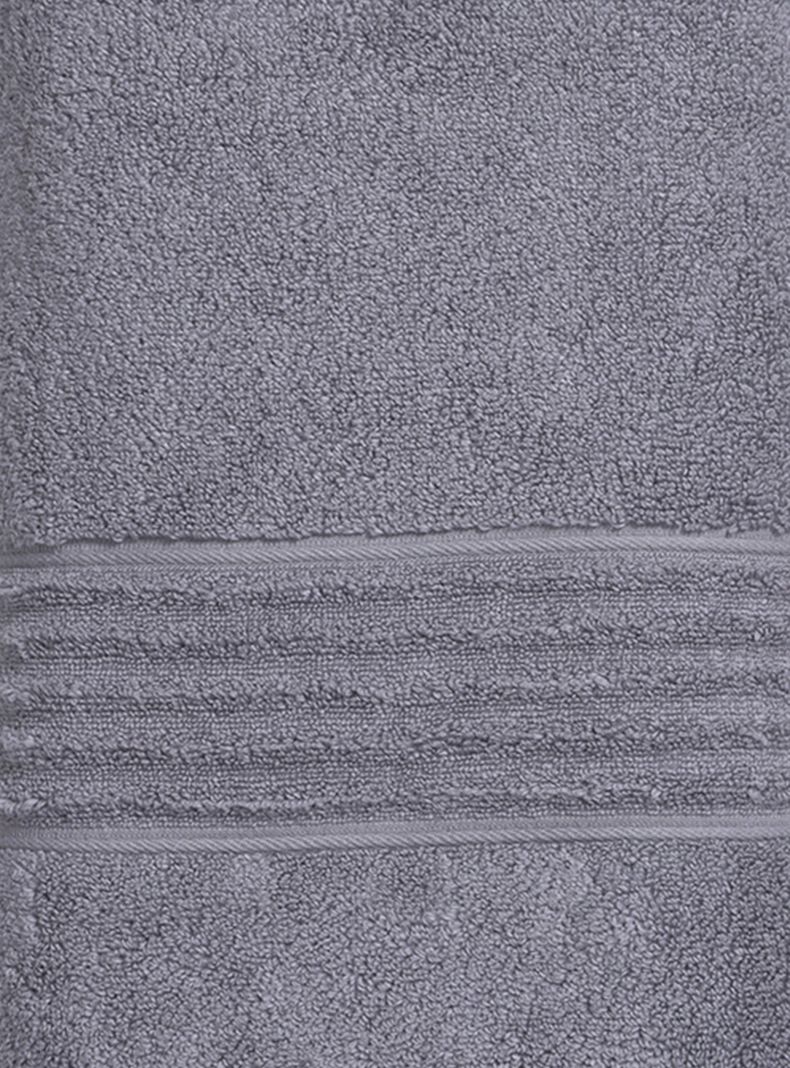 Toalla Lisa Baño 600 g Gris-1