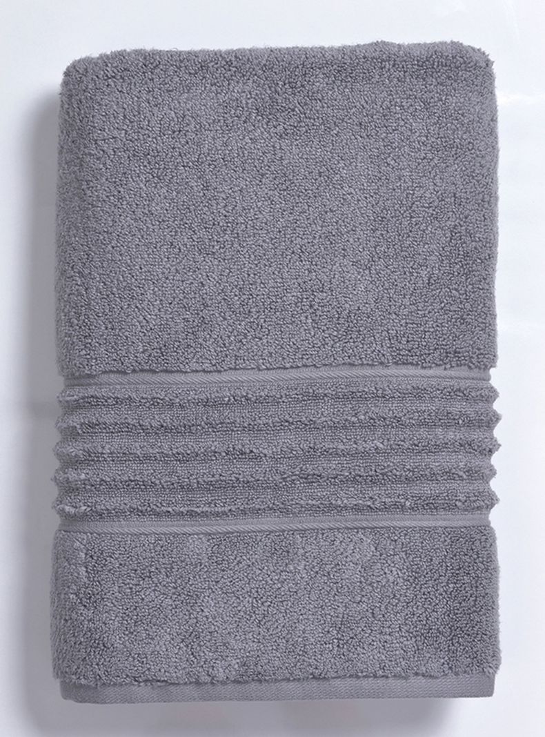 Toalla Lisa Mano 600 g Gris-0
