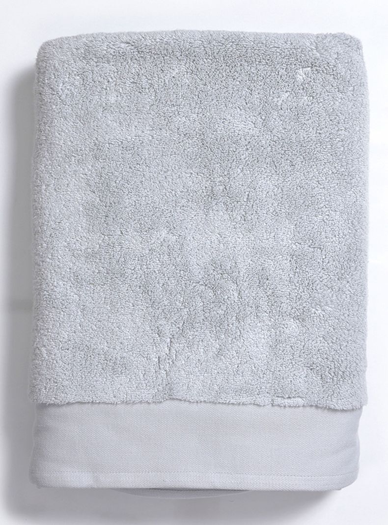 Toalla Lisa Baño 700 g Gris-0