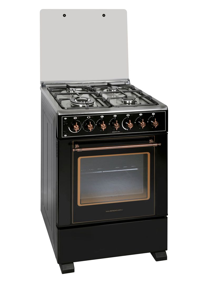 Cocina a Gas Nova Vita 4 Quemadores CH-6850RD Retro Design-1