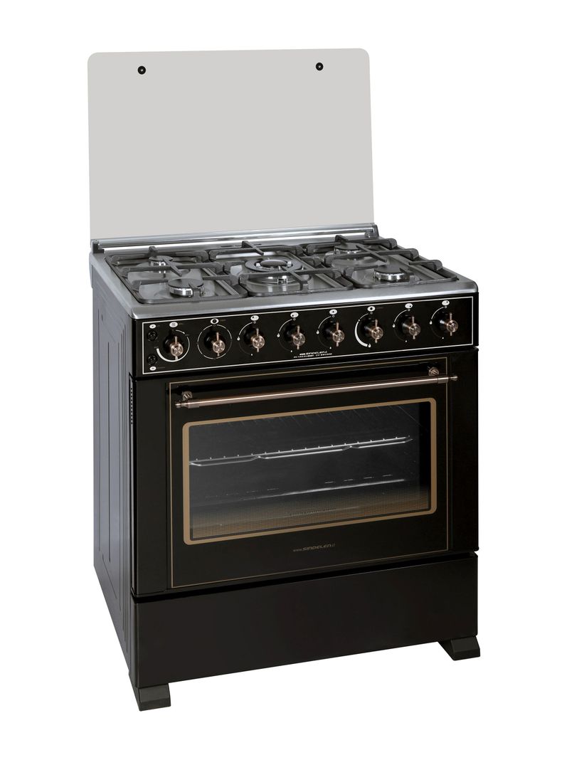 Cocina a Gas 5 Quemadores CH-8850RD Retro Design-1