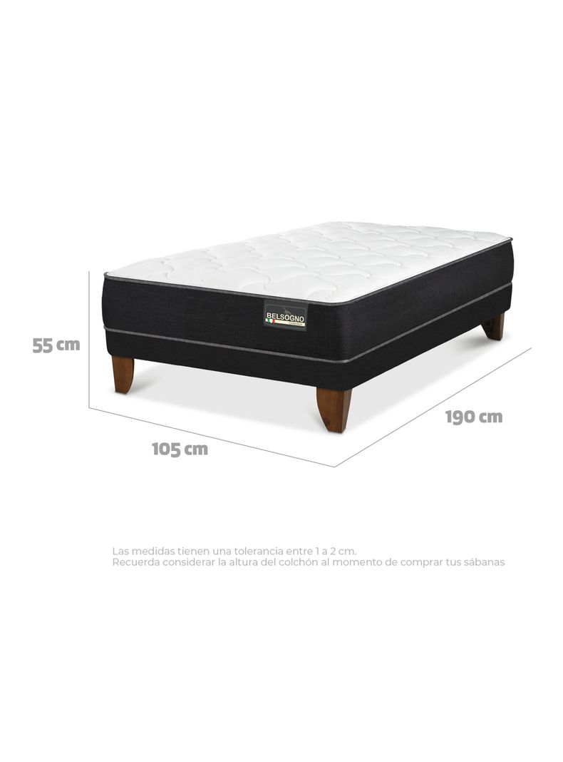 Cama Europea Belsogno Plus 1.5 Plazas-1