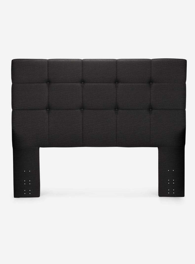 Cama Europea Indie 2 Plazas Base Dividida + Respaldo Issey G-2