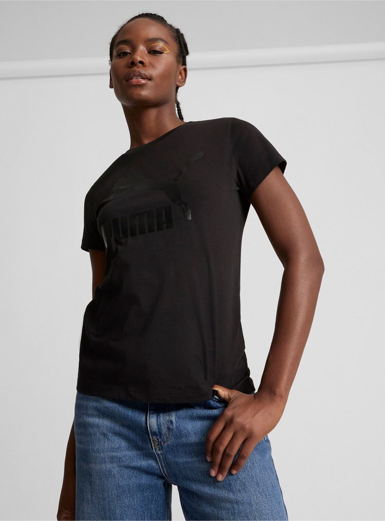 Polera Classics Cuello Redondo Shiny Logo Tee-0