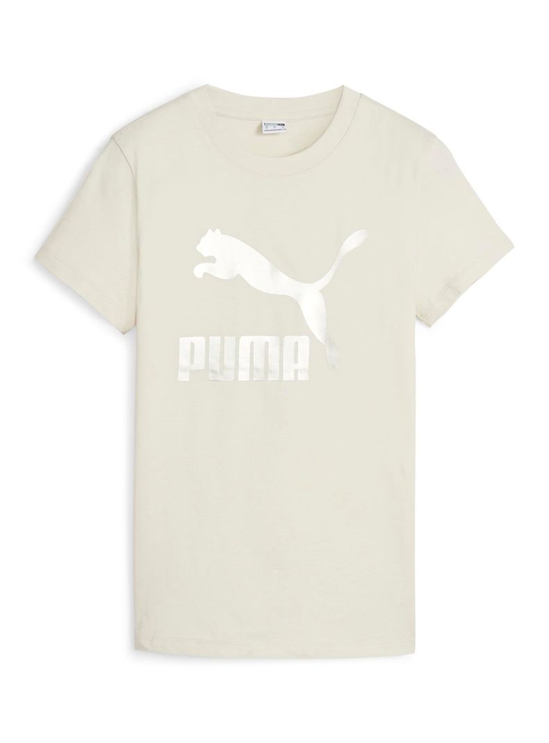 Polera Classics White Shiny Logo Tee-0