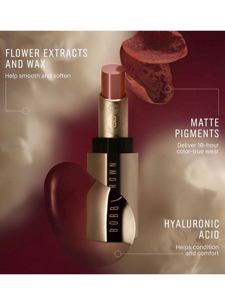 Labial Bobbi Brown Luxe Matte Lipstick Uptown 3.5g-4