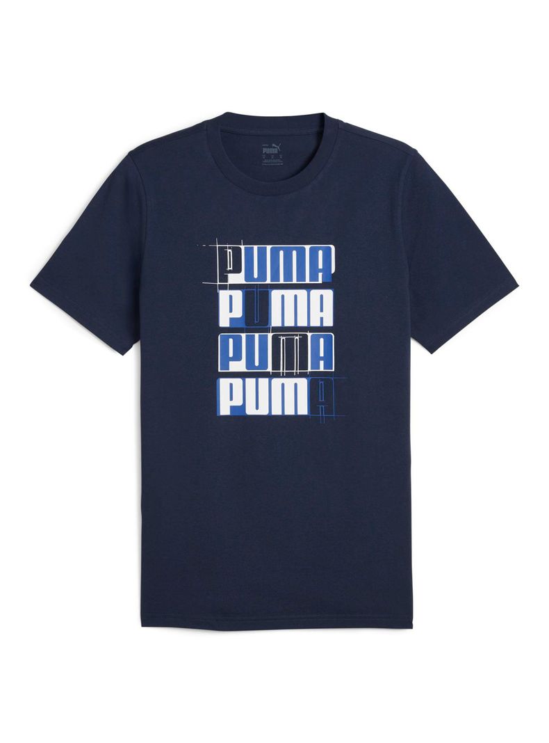 Polera Blue Ess+ Logo Lab Tee