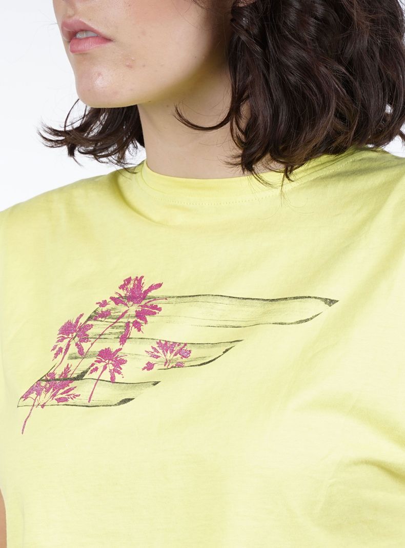 Polera Manga Corta Edgy Print Palma-2