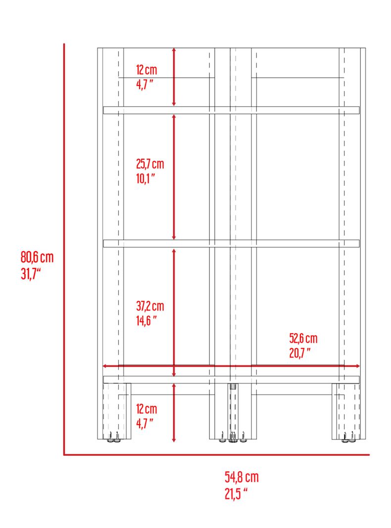 Mesa Auxiliar Esquinera Riga 80.6 cm-2
