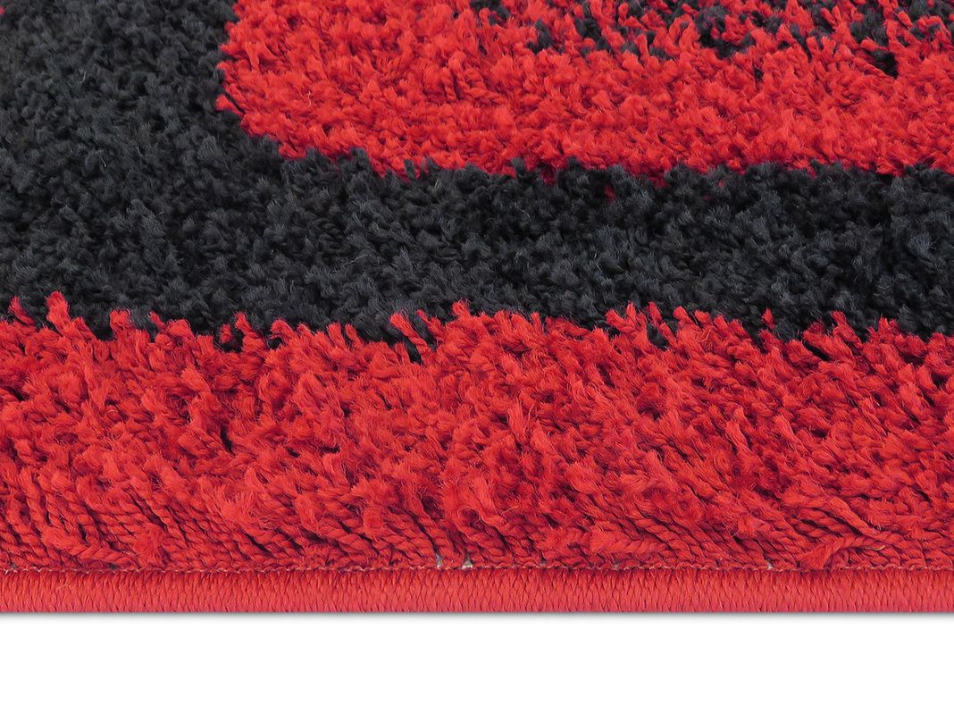 Alfombra Shaggy D1 150 x 200 cm Rojo-1