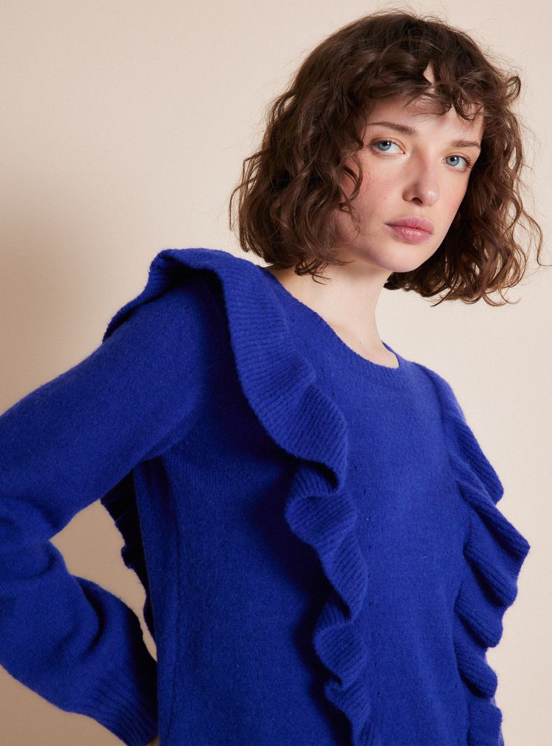 Sweater Vuelos Frontales Con Lana-2
