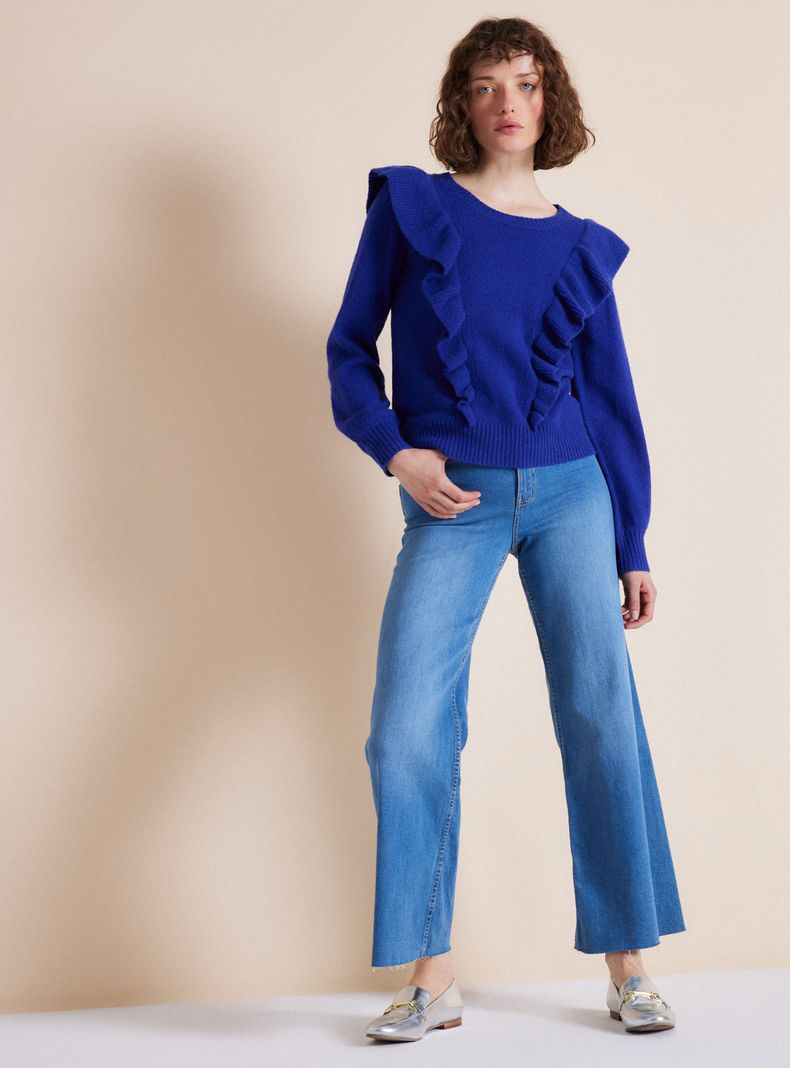 Sweater Vuelos Frontales Con Lana-4