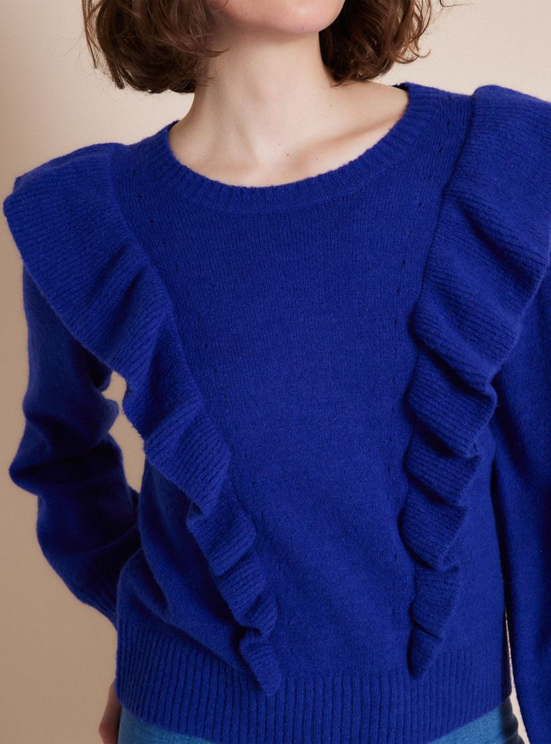 Sweater Vuelos Frontales Con Lana-3
