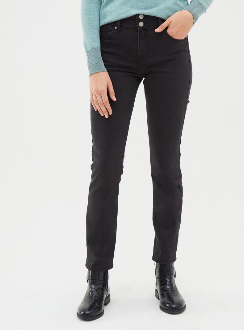 Jeans Straight Push Up-0