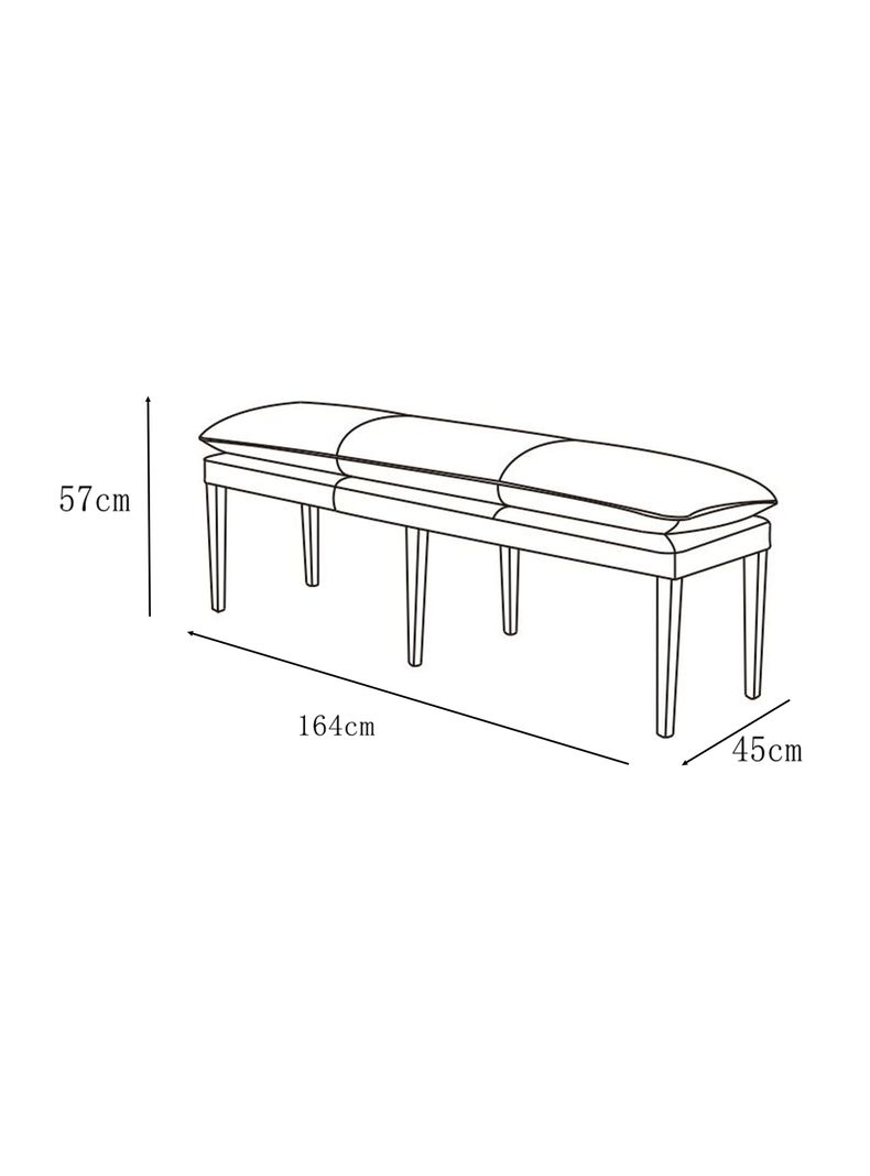 Banqueta Escandiva 164 cm-2