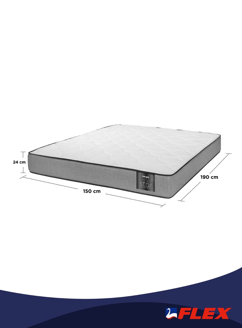 Colchón Star 2 Plazas x 190 cm-1