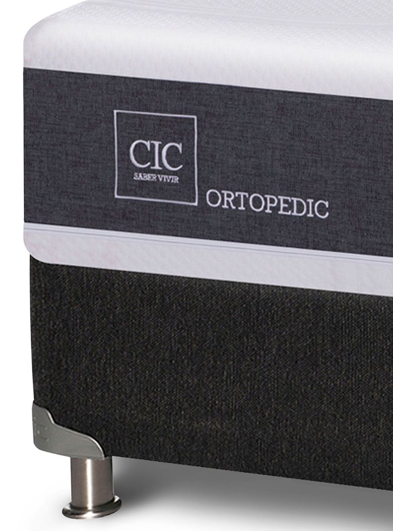 Box Spring Ortopedic B5 Bk King + 2 Almohadas Da Soft Sleep-3