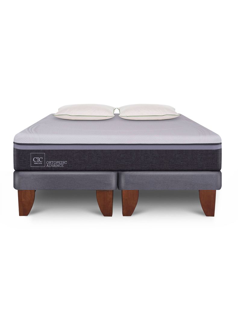 Cama Europea Ortopedic Advance 2 Base Dividida + 2 Almohadas Da Soft Sleep-0