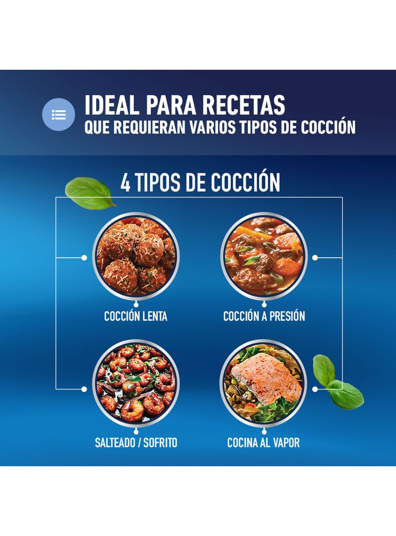 Multiolla 5.7 Litros 12 Funciones CKSTPCEC6801 Plateado-3