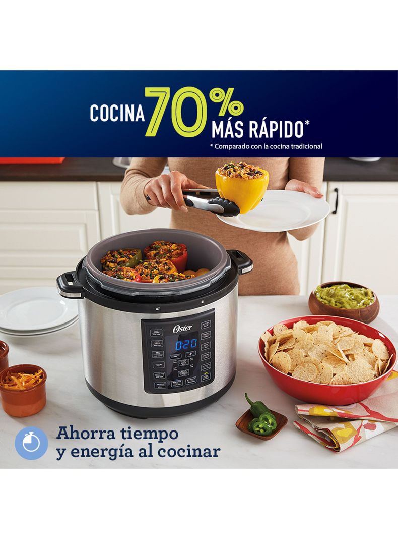 Multiolla 5.7 Litros 12 Funciones CKSTPCEC6801 Plateado-2