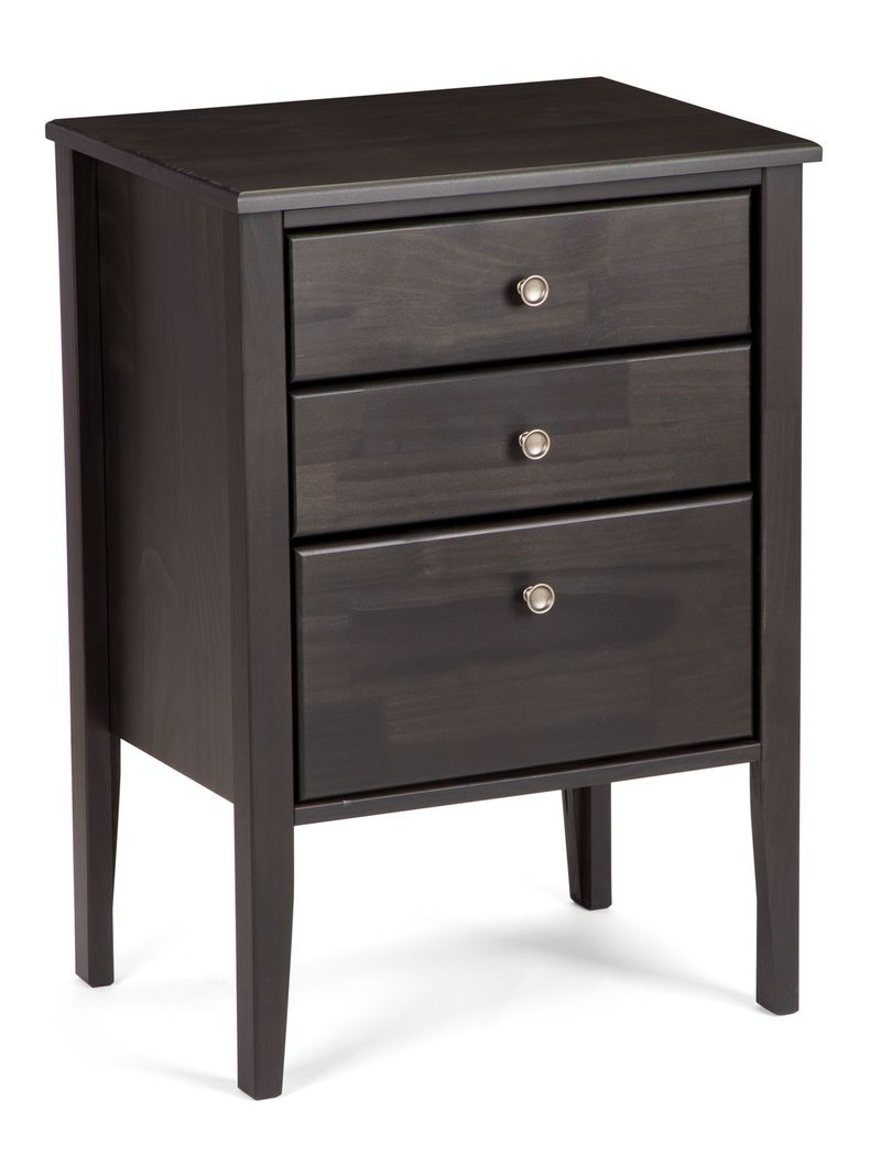 Set Muebles Dormitorio: Respaldo Nolita King + Veladores Issey Grafito-3