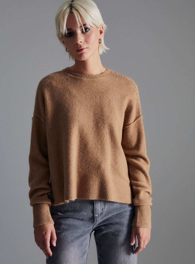 Sweater Strass en Hombro-0