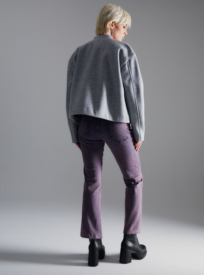 Chaqueta Bomber De Paño-5