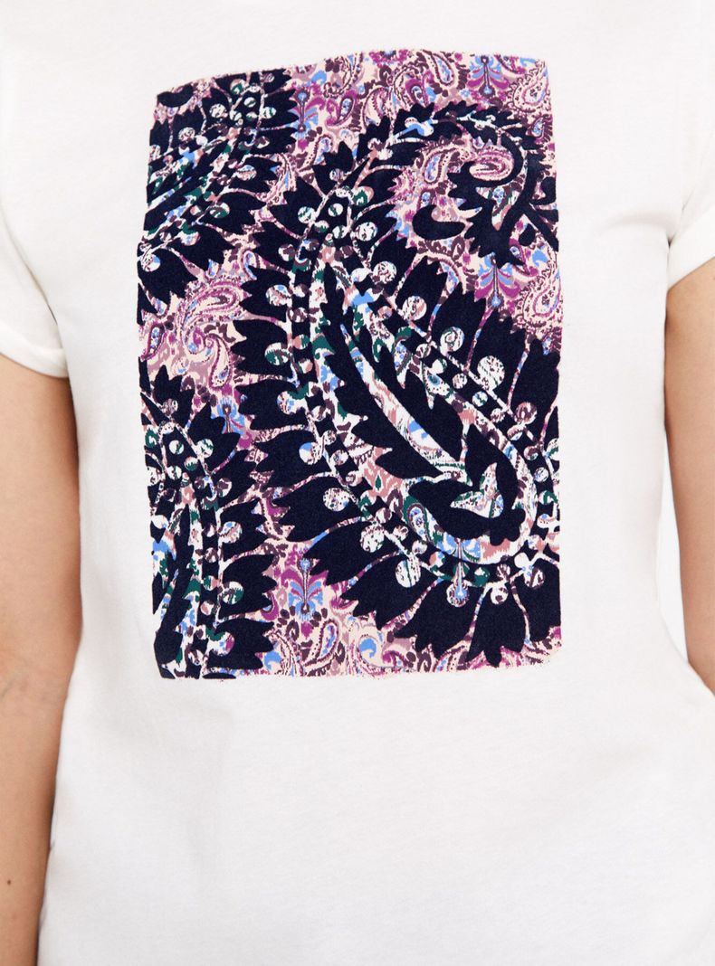 Polera Estampada Algodón Silueta Básica-2
