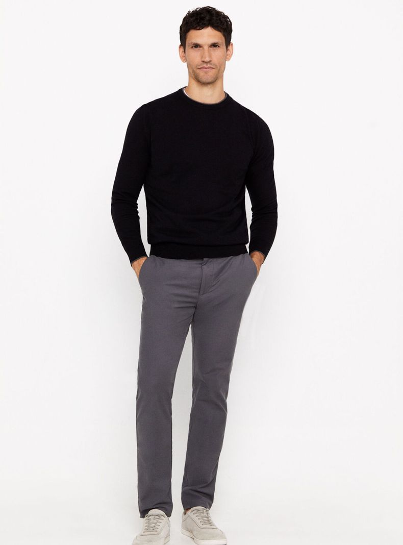 Sweater Algodón Cashmere Cuello Redondo-3