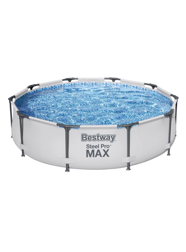 Piscina Steel Pro MAX Gris 76 x 305 cm Pool Set-1