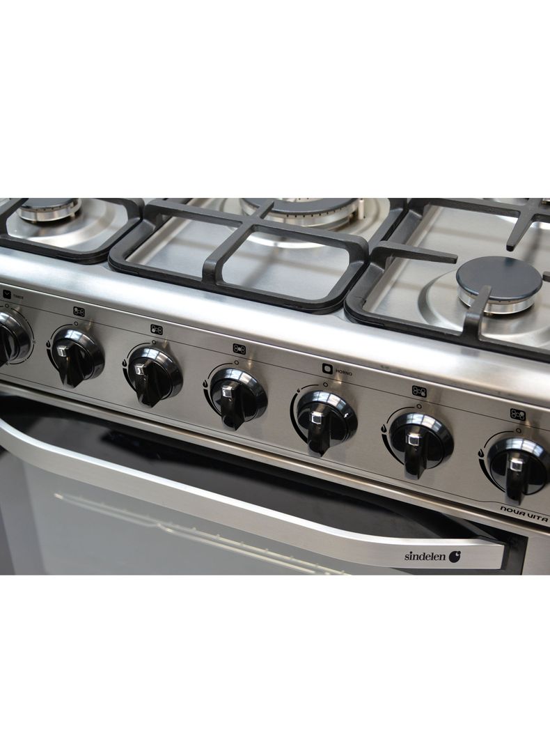 Cocina Sindelen a Gas Nova Vita 5 Quemadores CH-8900IN-2