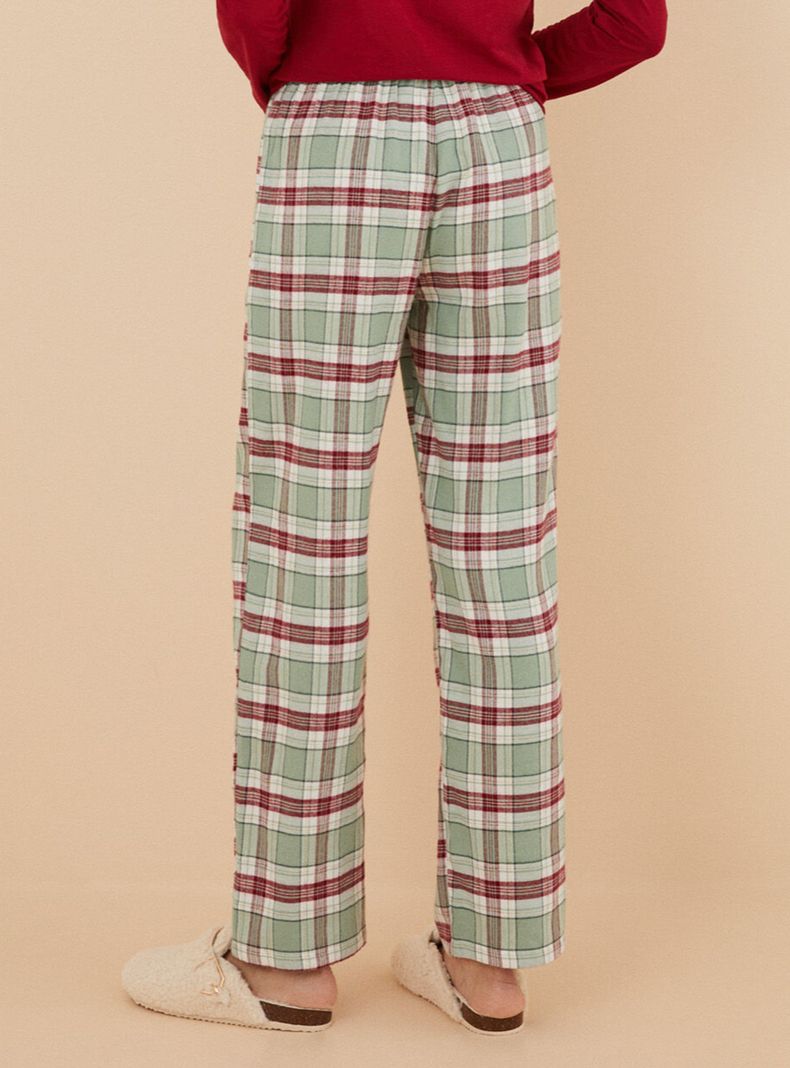 Pantalón Pijama Cuadros Algodón 1-1