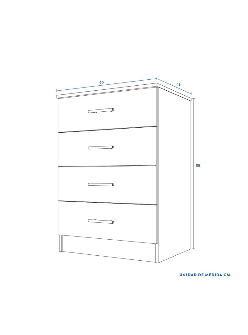 Cómoda Fénix Wengue 4C-1